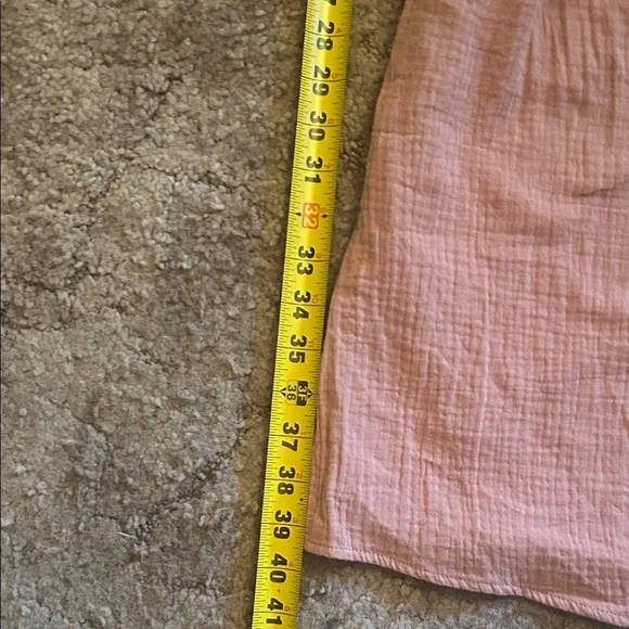 Heyson Mauve Pink/Tan Linen-Texture Overalls - Picture 13 of 13